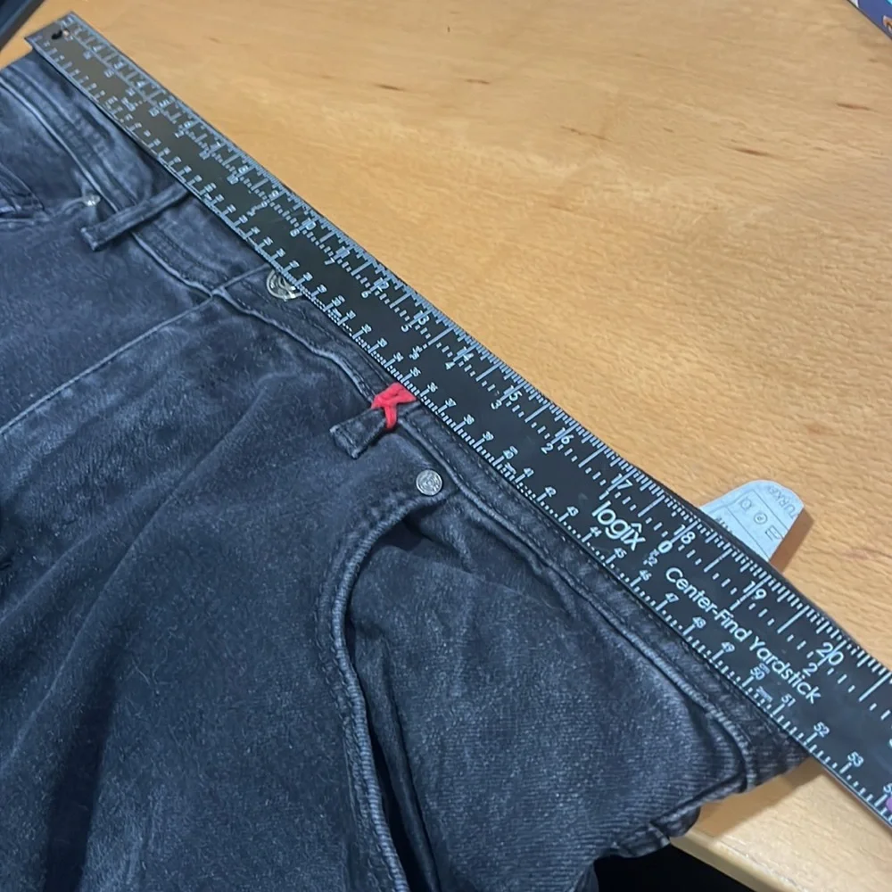 NEW Gio Bardolini Esteban 38‎ x 32 Black Distressed Denim Jeans